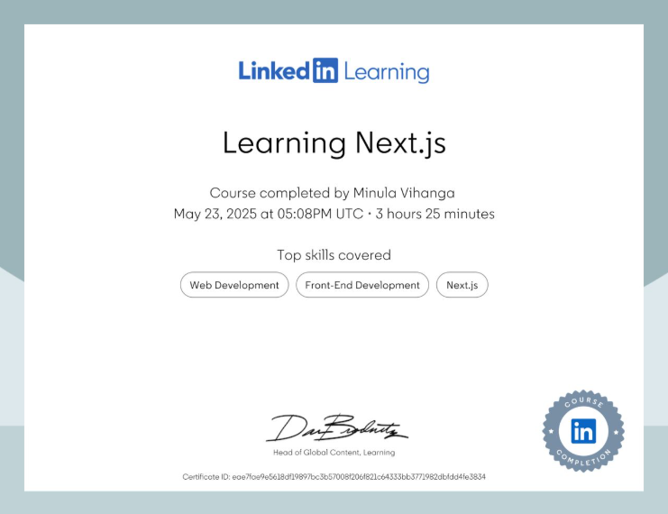 Learning Next.js